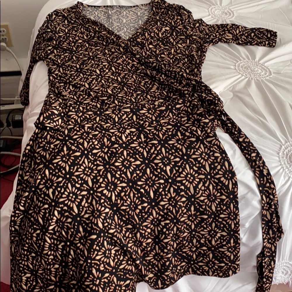 NY Jones wrap faux dress
